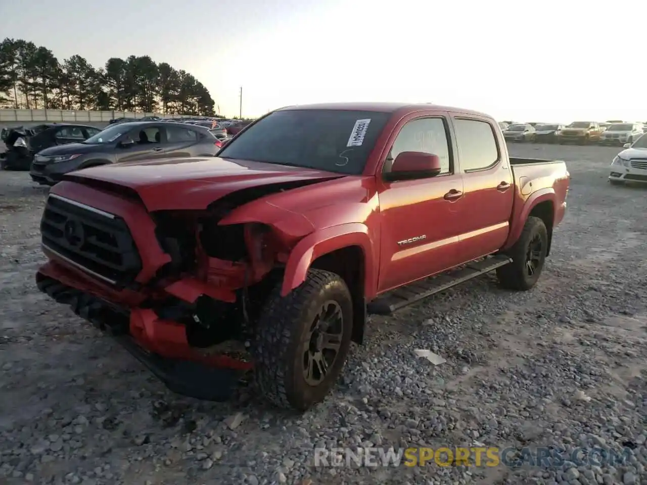 2 Photograph of a damaged car 3TMAZ5CN2LM130524 TOYOTA TACOMA 2020