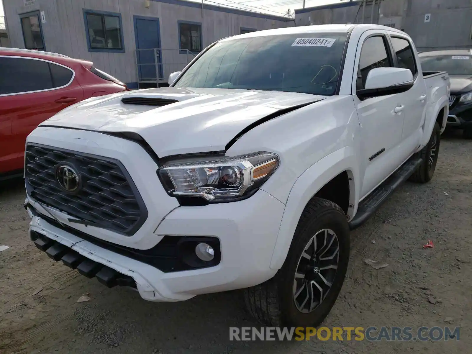 2 Photograph of a damaged car 3TMAZ5CN2LM131480 TOYOTA TACOMA 2020