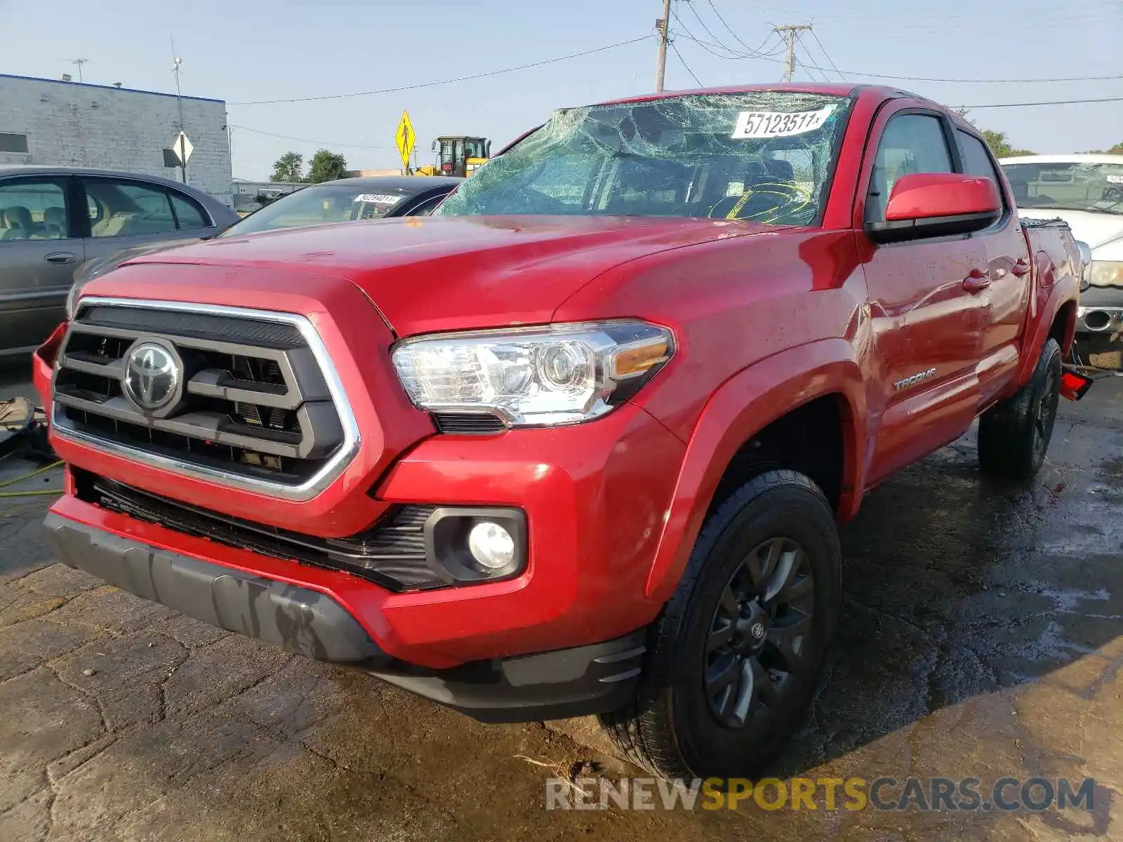 2 Photograph of a damaged car 3TMAZ5CN2LM133469 TOYOTA TACOMA 2020