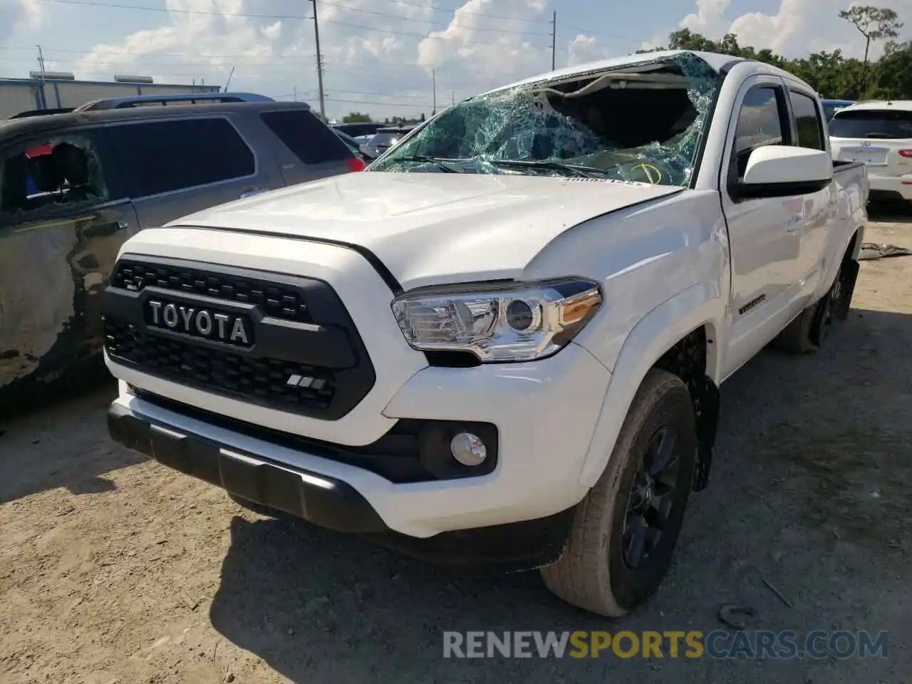 2 Photograph of a damaged car 3TMAZ5CN2LM134444 TOYOTA TACOMA 2020