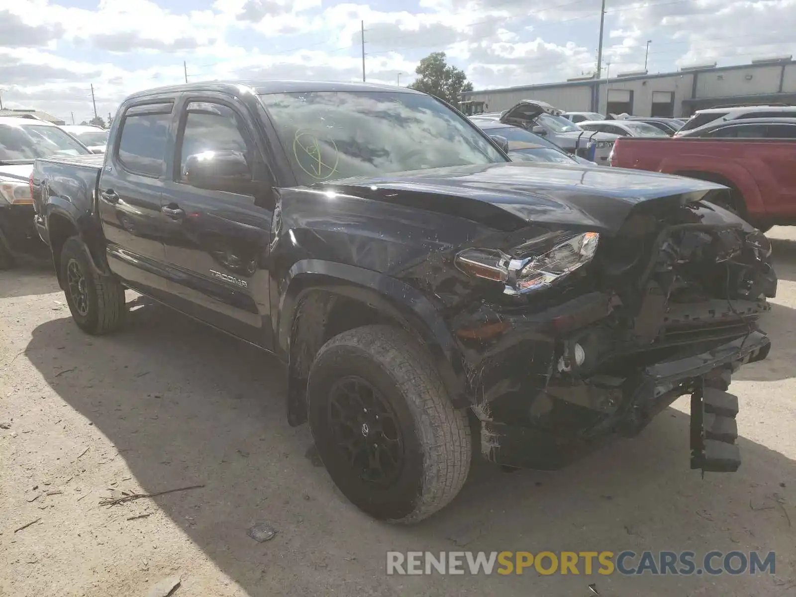 1 Photograph of a damaged car 3TMAZ5CN2LM136260 TOYOTA TACOMA 2020