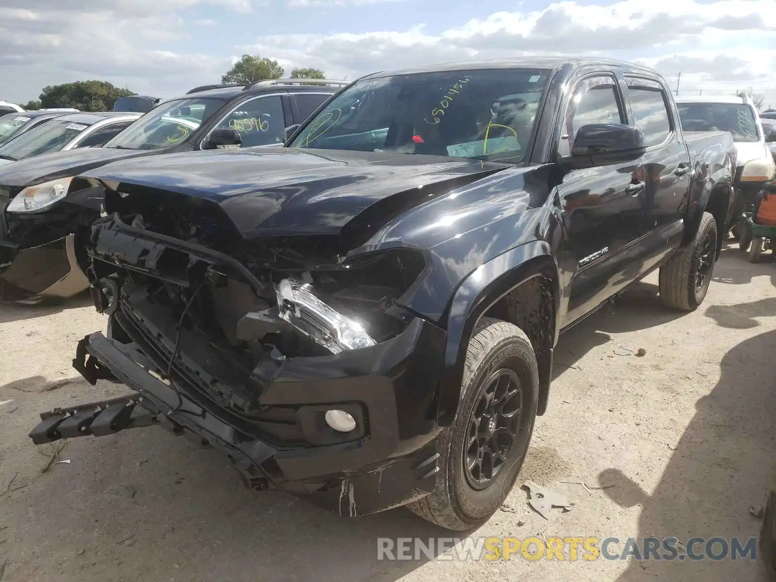 2 Photograph of a damaged car 3TMAZ5CN2LM136260 TOYOTA TACOMA 2020