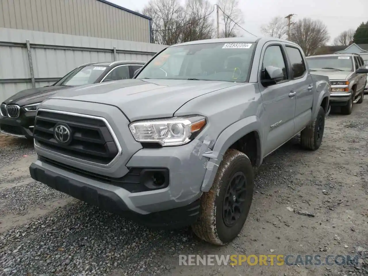 2 Photograph of a damaged car 3TMAZ5CN3LM123999 TOYOTA TACOMA 2020