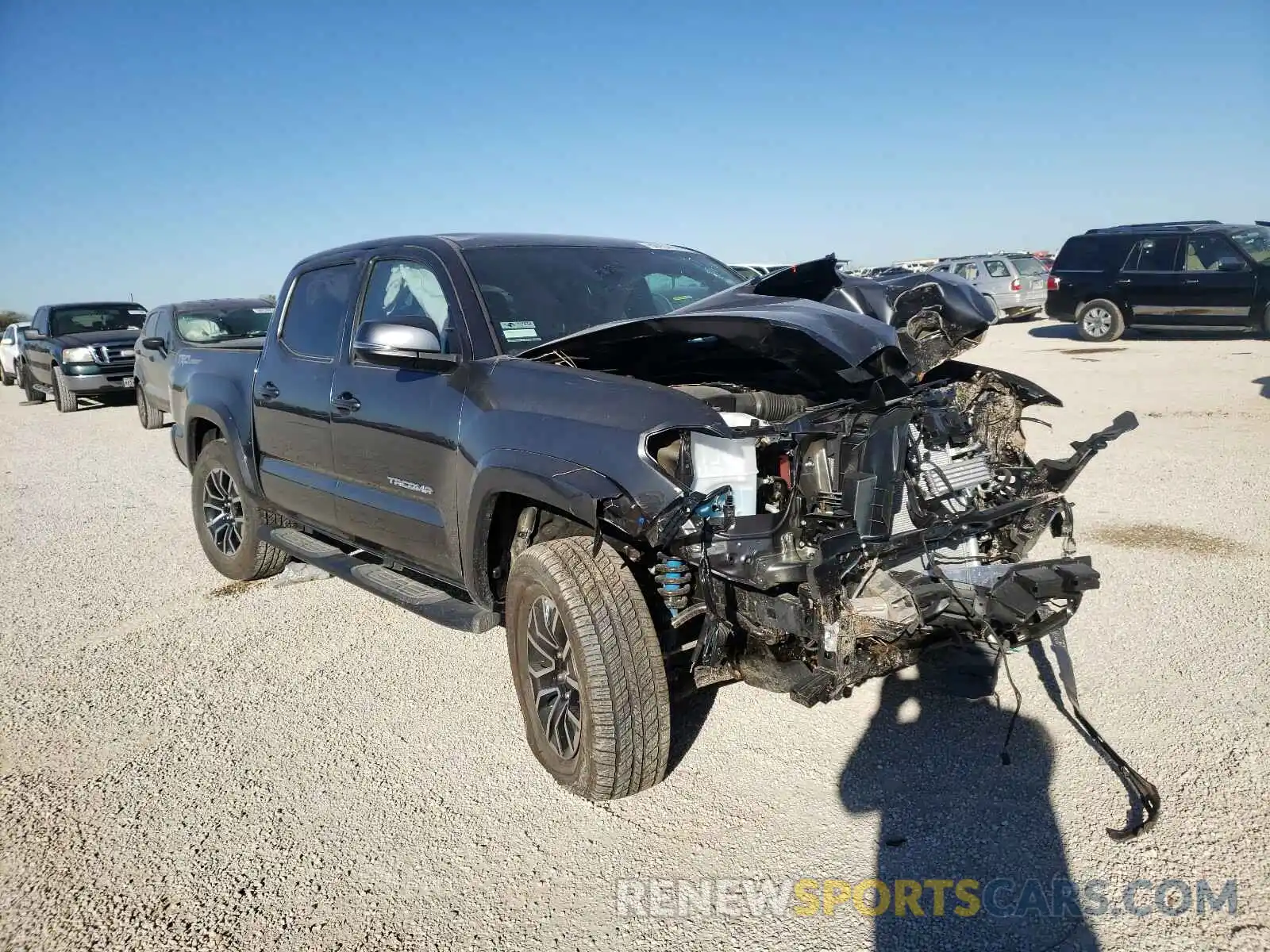 1 Photograph of a damaged car 3TMAZ5CN3LM127518 TOYOTA TACOMA 2020