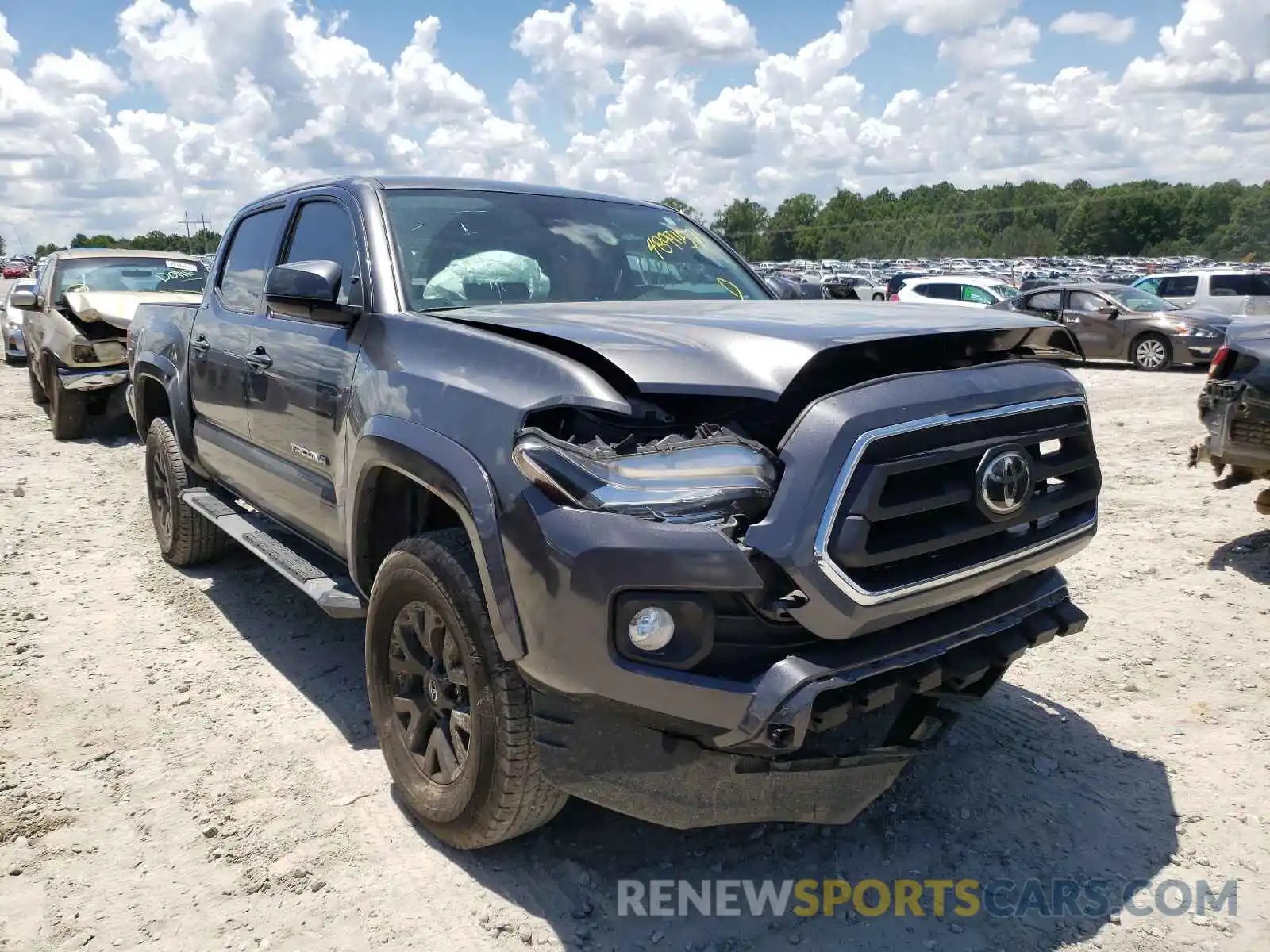 1 Photograph of a damaged car 3TMAZ5CN3LM127597 TOYOTA TACOMA 2020