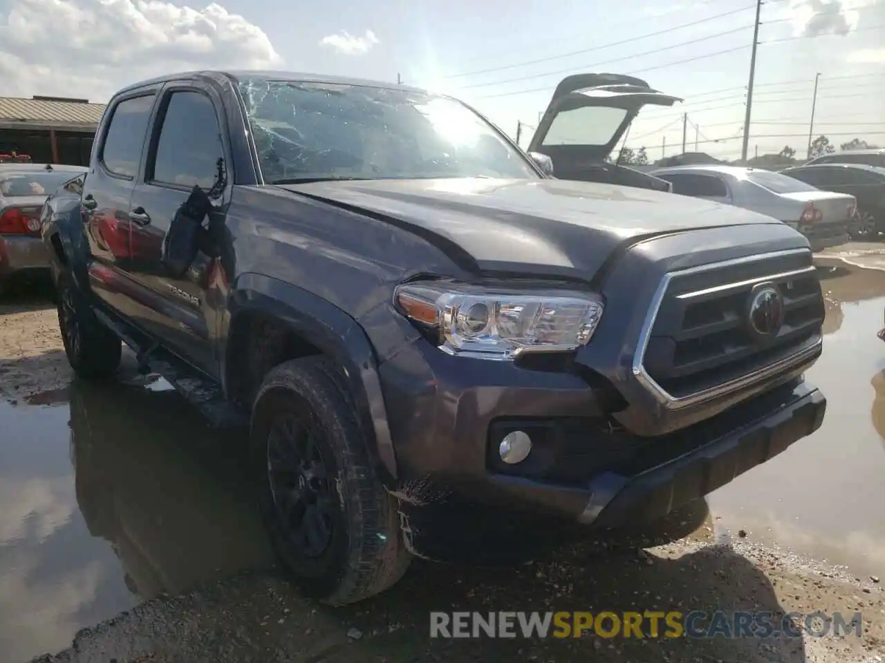 1 Photograph of a damaged car 3TMAZ5CN3LM129124 TOYOTA TACOMA 2020