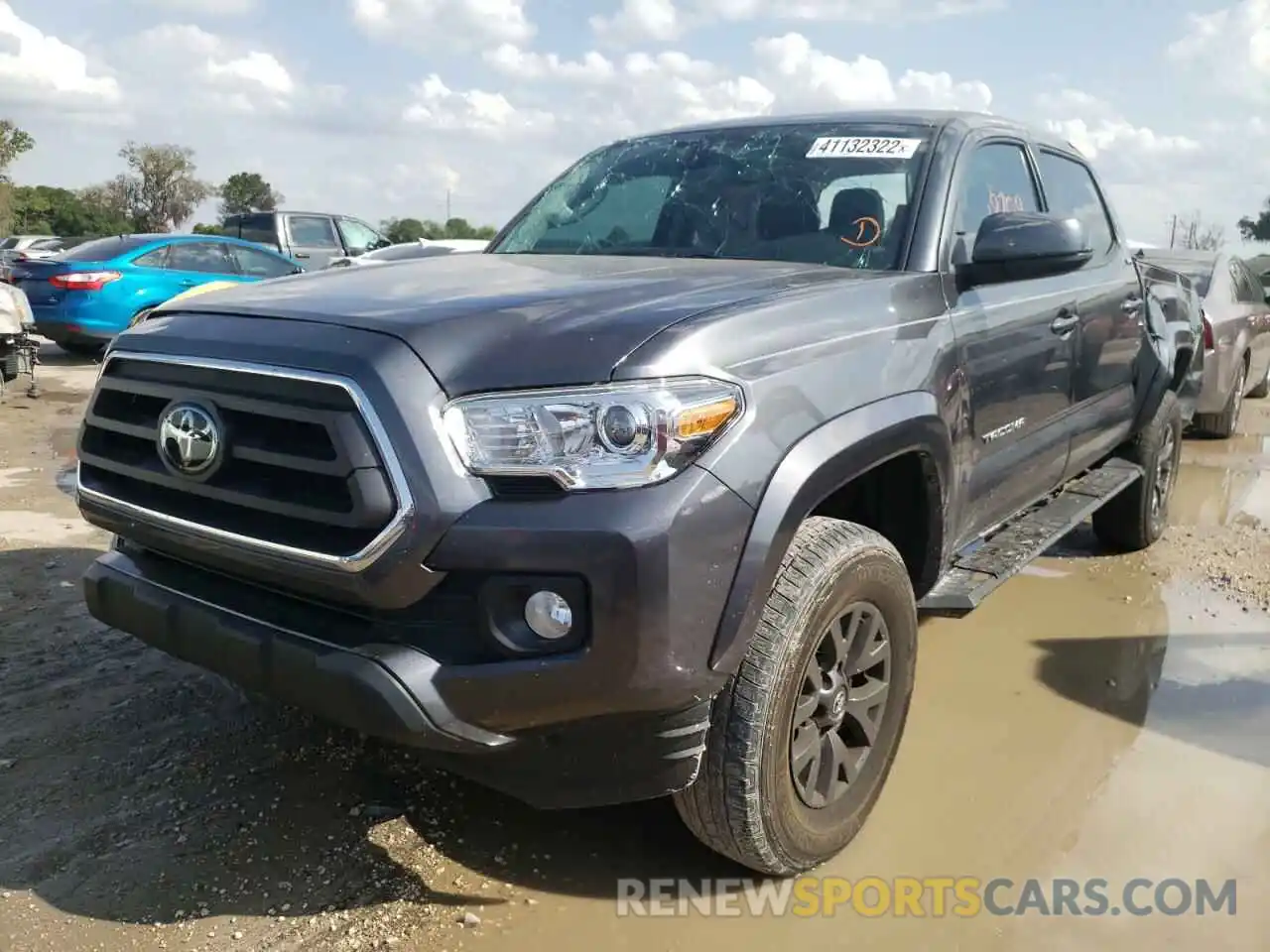 2 Photograph of a damaged car 3TMAZ5CN3LM129124 TOYOTA TACOMA 2020