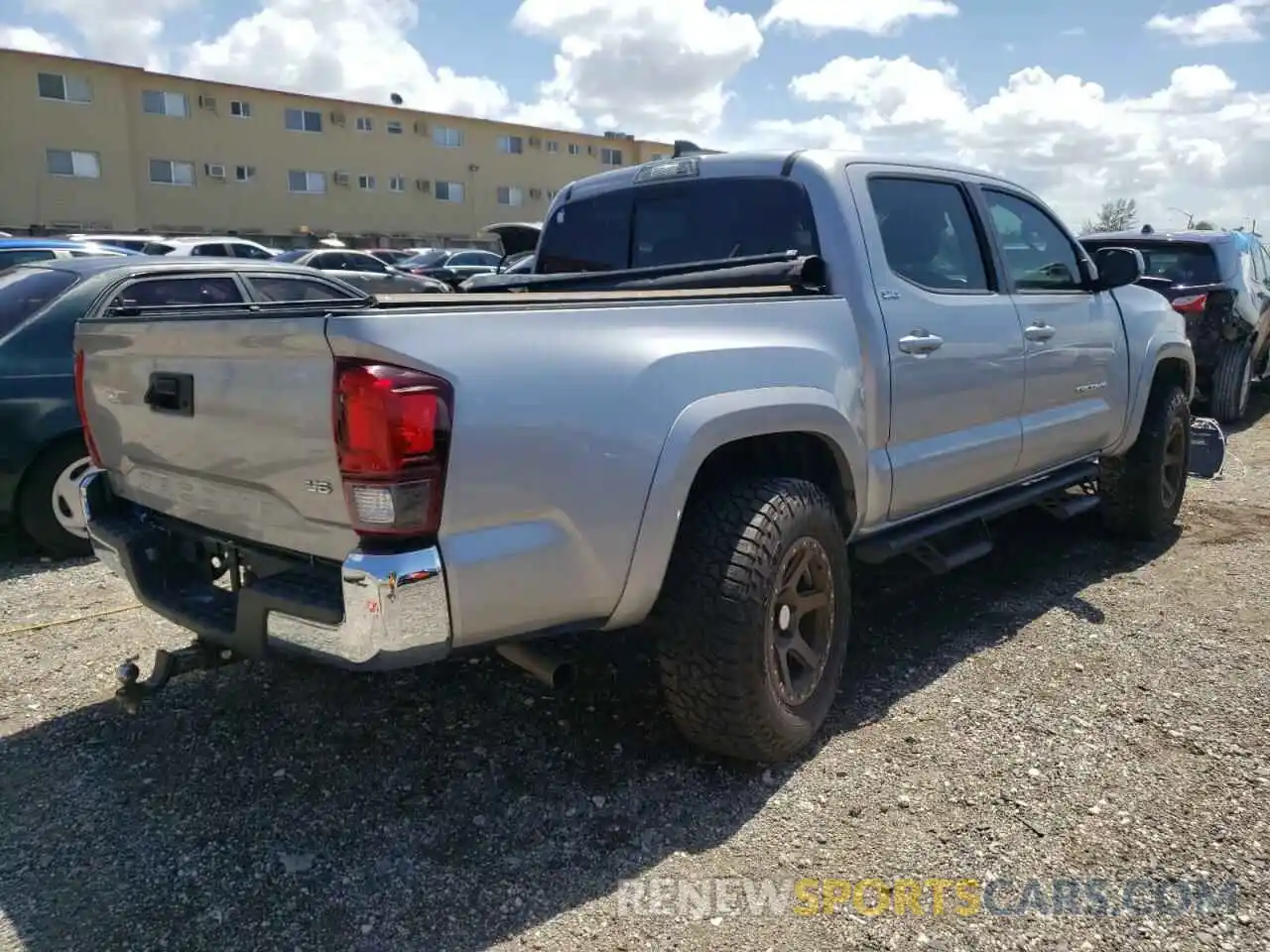 4 Photograph of a damaged car 3TMAZ5CN3LM130838 TOYOTA TACOMA 2020