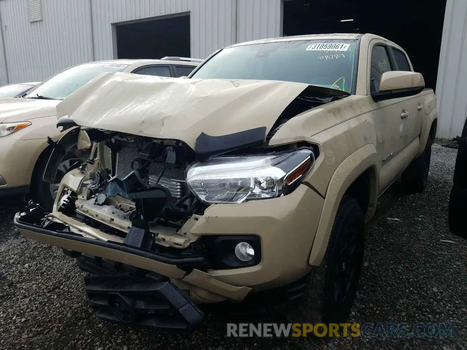 2 Photograph of a damaged car 3TMAZ5CN4LM115183 TOYOTA TACOMA 2020