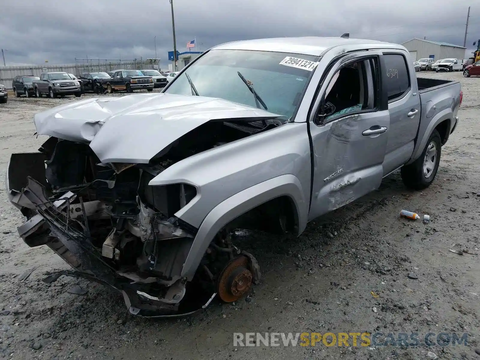 2 Photograph of a damaged car 3TMAZ5CN4LM117838 TOYOTA TACOMA 2020