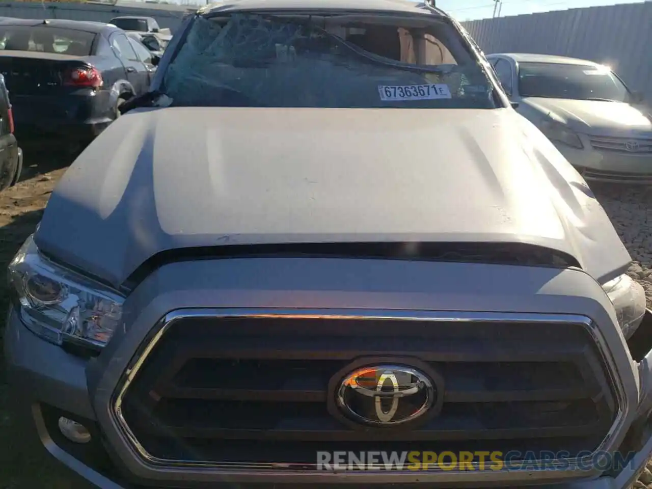 7 Photograph of a damaged car 3TMAZ5CN4LM118343 TOYOTA TACOMA 2020