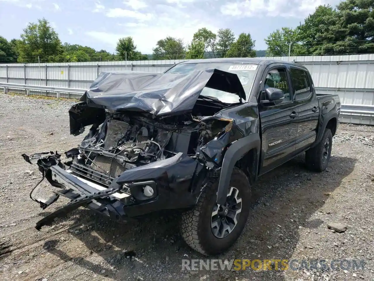 2 Photograph of a damaged car 3TMAZ5CN4LM126829 TOYOTA TACOMA 2020