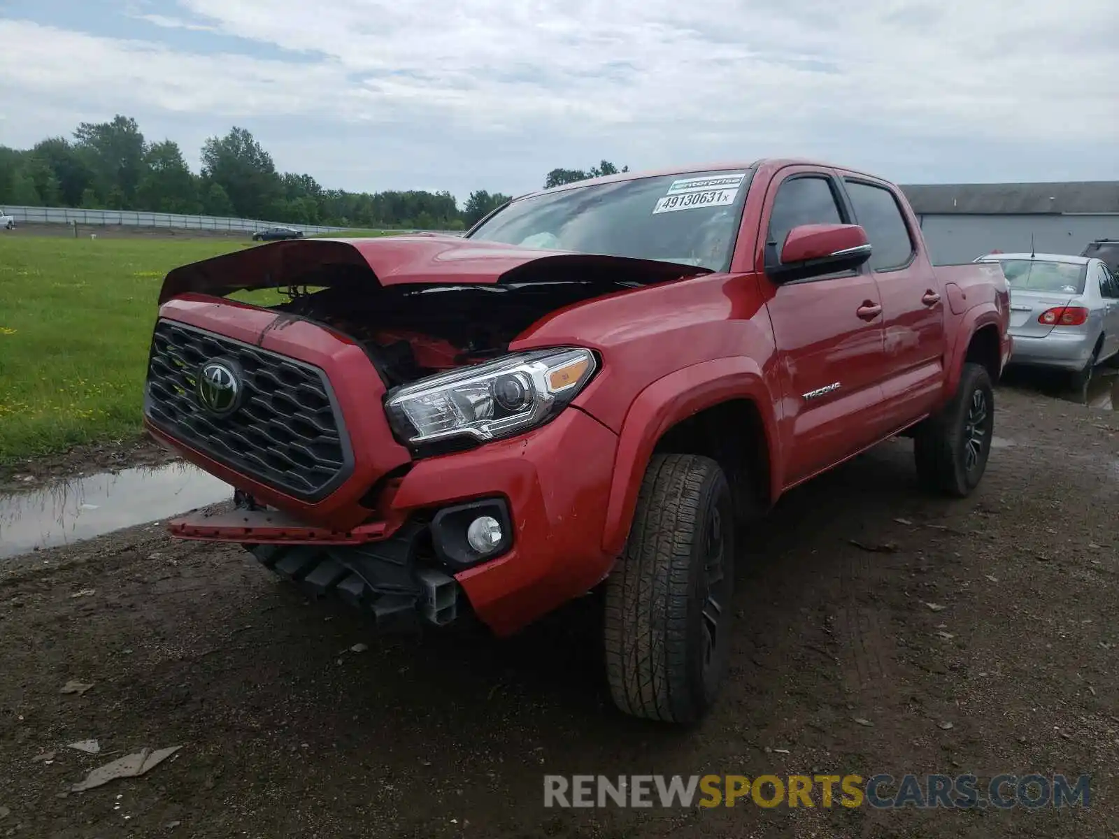 2 Photograph of a damaged car 3TMAZ5CN4LM127530 TOYOTA TACOMA 2020