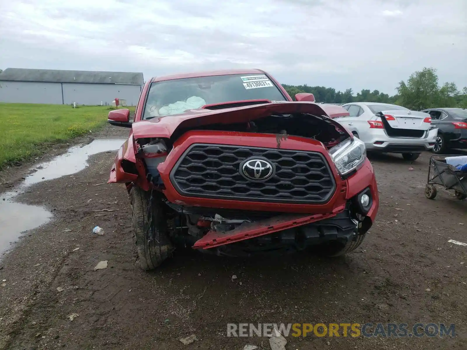 9 Photograph of a damaged car 3TMAZ5CN4LM127530 TOYOTA TACOMA 2020