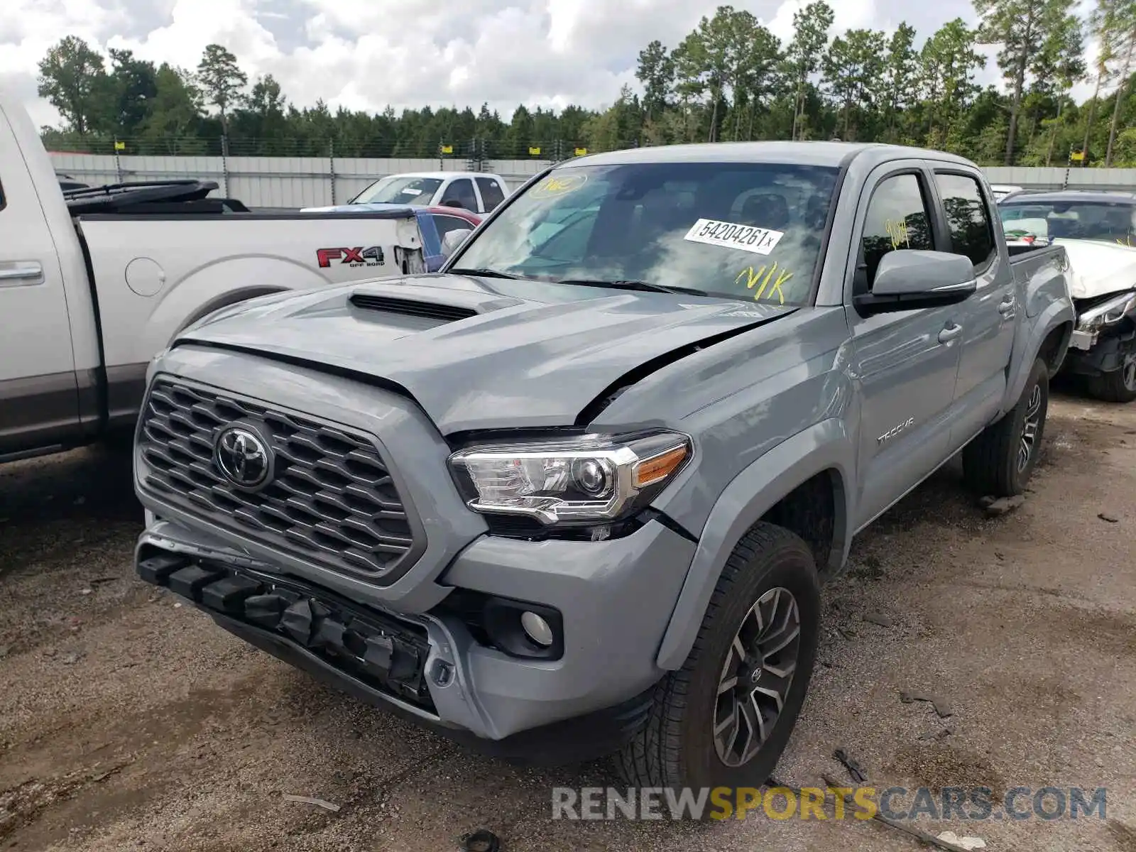 2 Photograph of a damaged car 3TMAZ5CN4LM127625 TOYOTA TACOMA 2020