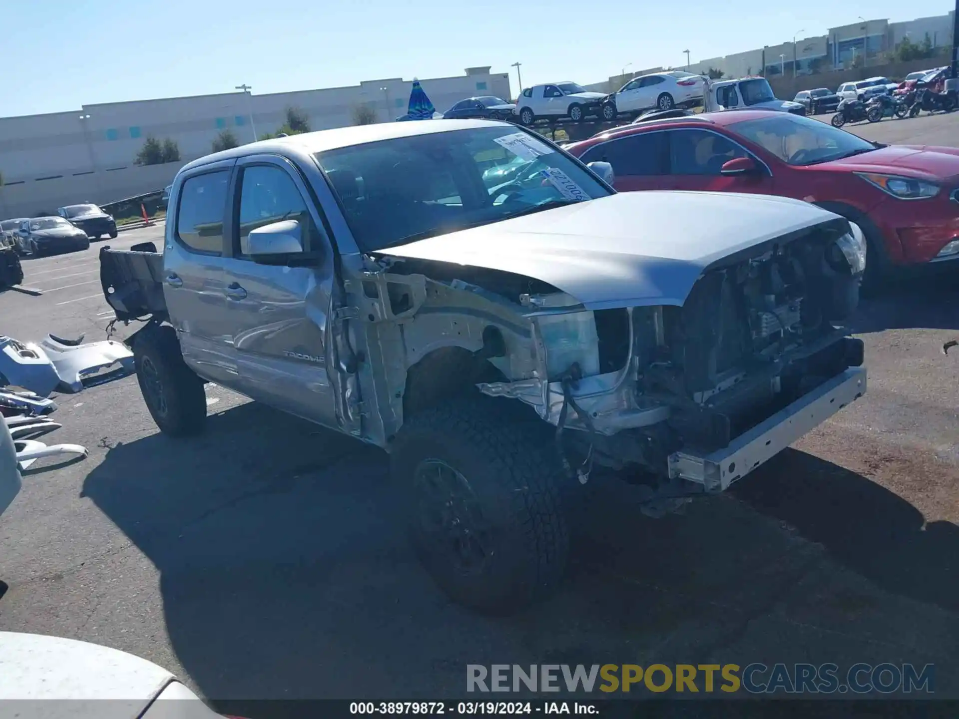 1 Photograph of a damaged car 3TMAZ5CN4LM128810 TOYOTA TACOMA 2020