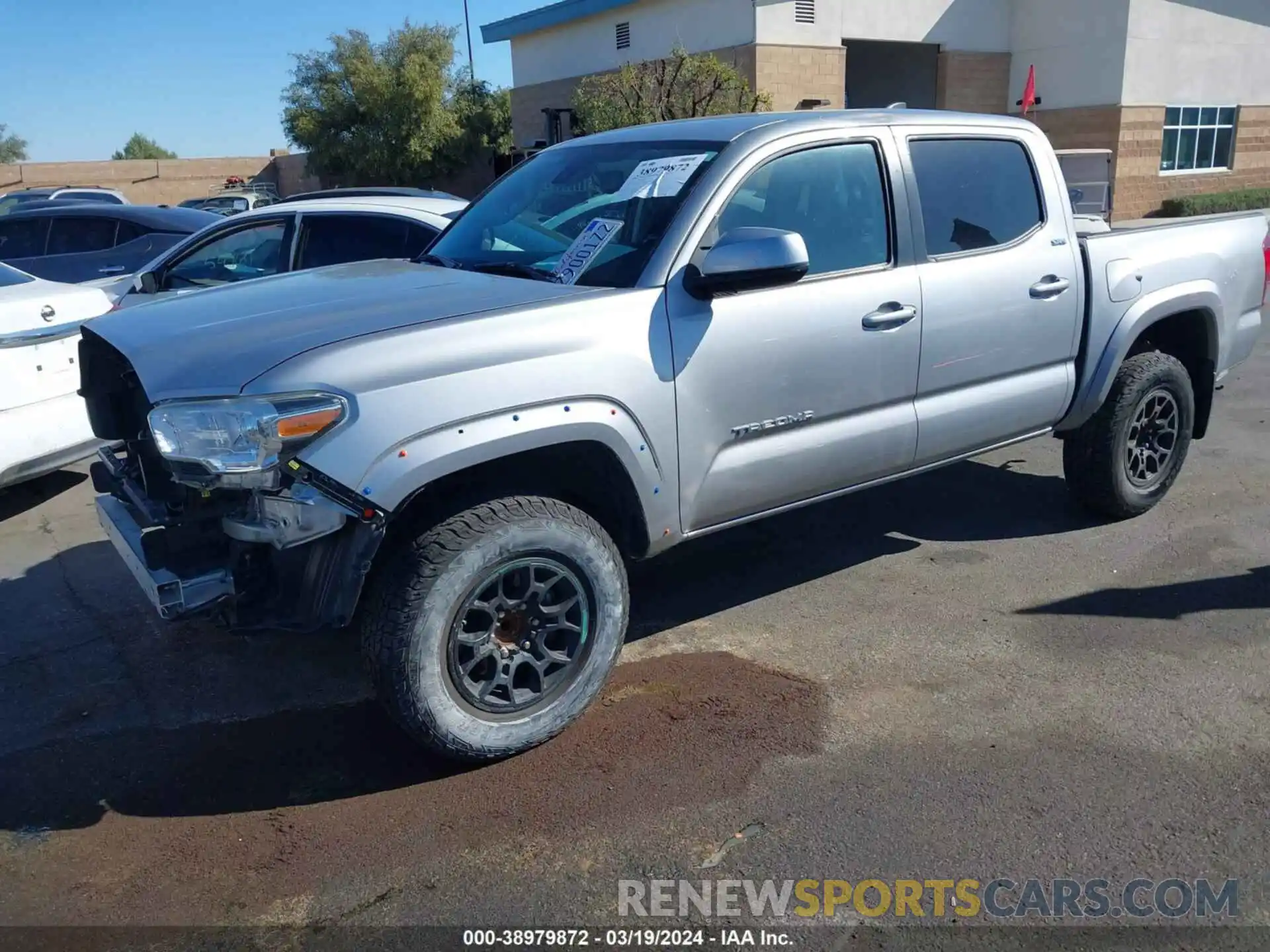 2 Photograph of a damaged car 3TMAZ5CN4LM128810 TOYOTA TACOMA 2020