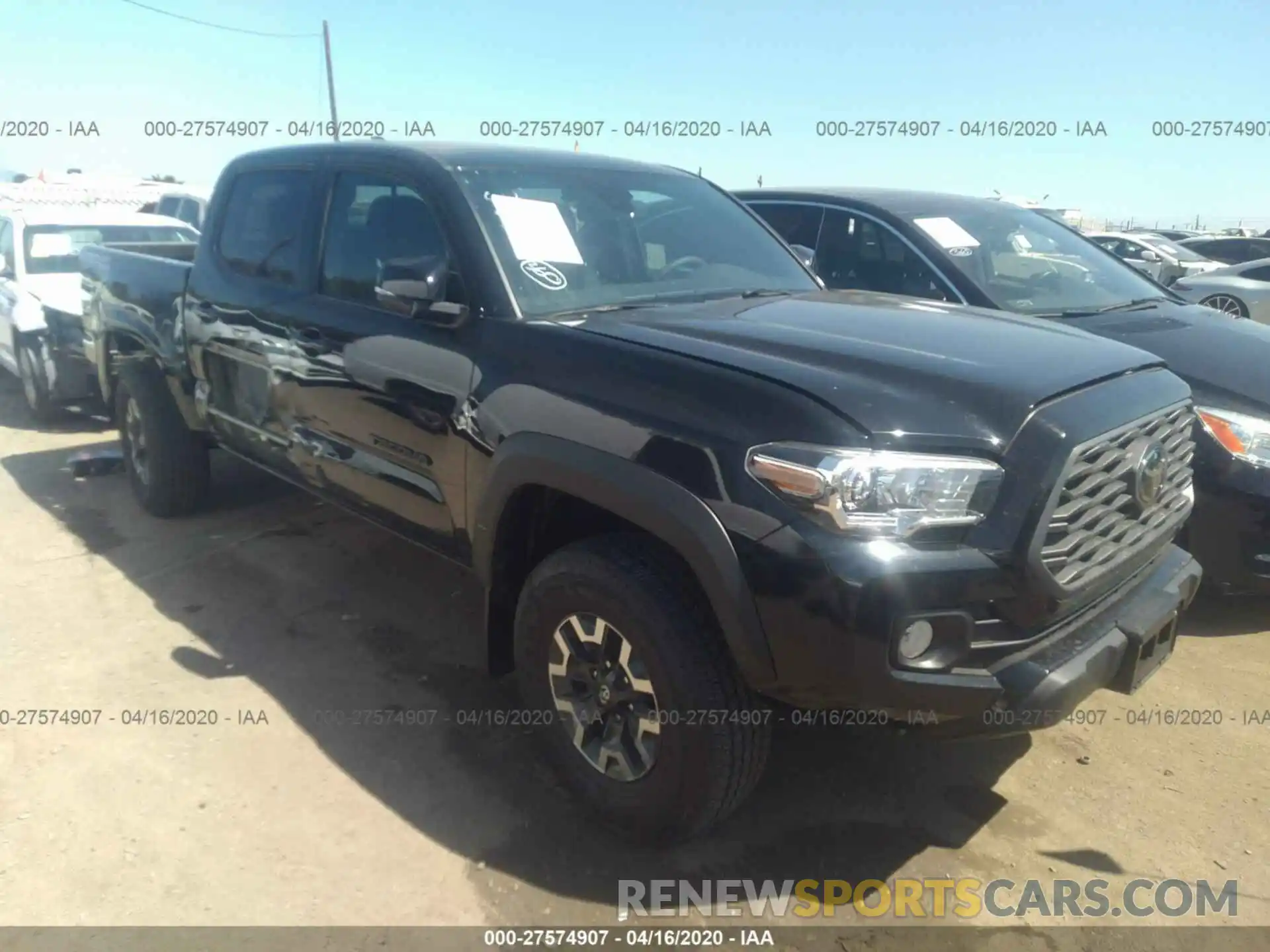 1 Photograph of a damaged car 3TMAZ5CN4LM129181 TOYOTA TACOMA 2020