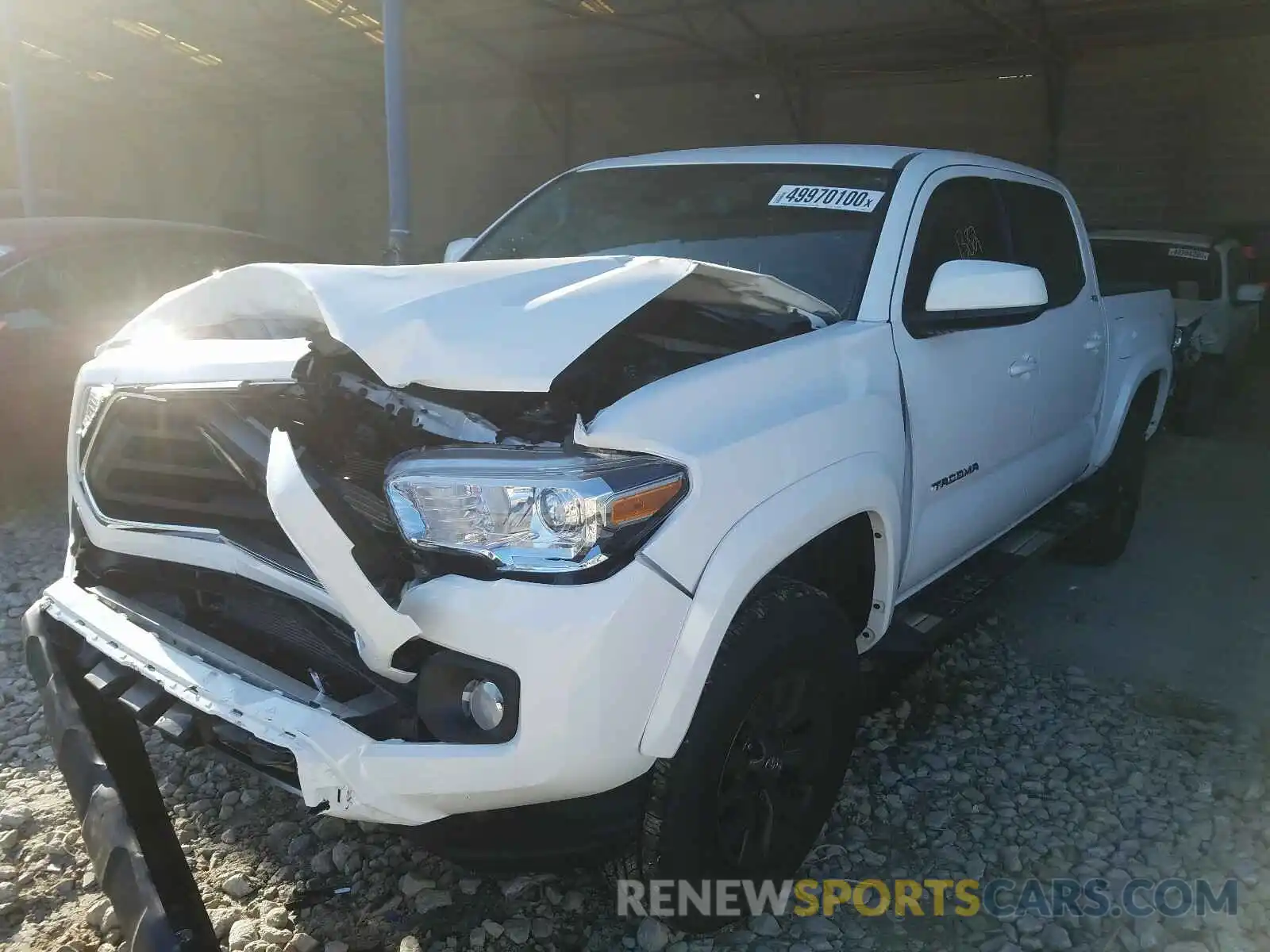 2 Photograph of a damaged car 3TMAZ5CN4LM130492 TOYOTA TACOMA 2020