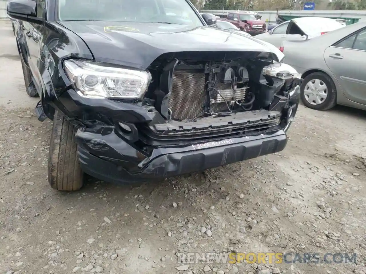 9 Photograph of a damaged car 3TMAZ5CN4LM132887 TOYOTA TACOMA 2020