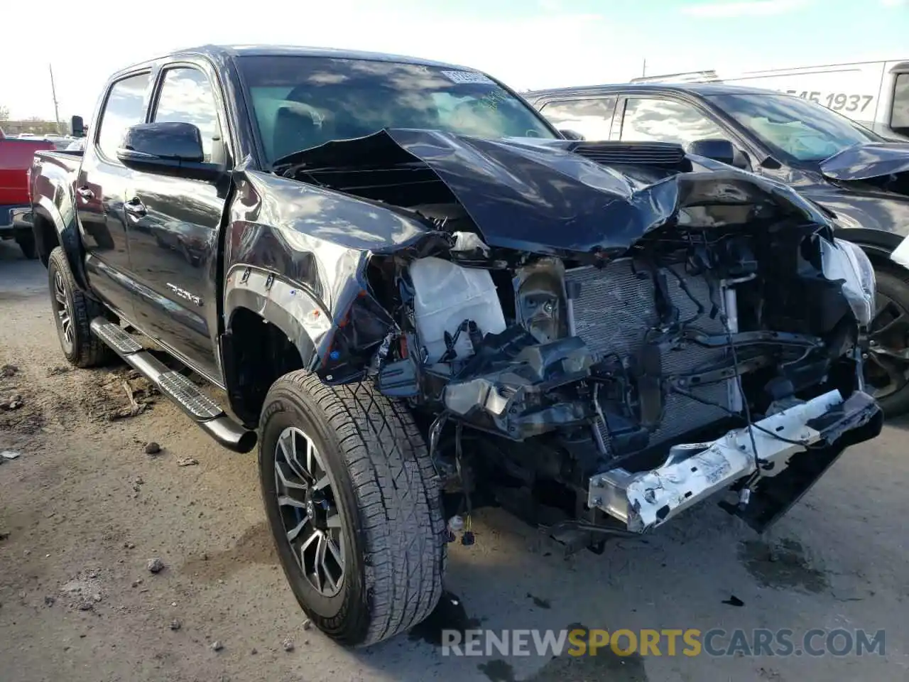 1 Photograph of a damaged car 3TMAZ5CN4LM136115 TOYOTA TACOMA 2020