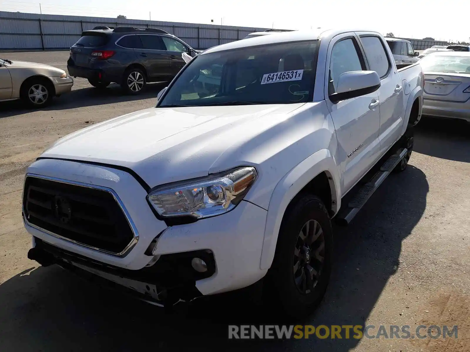 2 Photograph of a damaged car 3TMAZ5CN5LM119260 TOYOTA TACOMA 2020