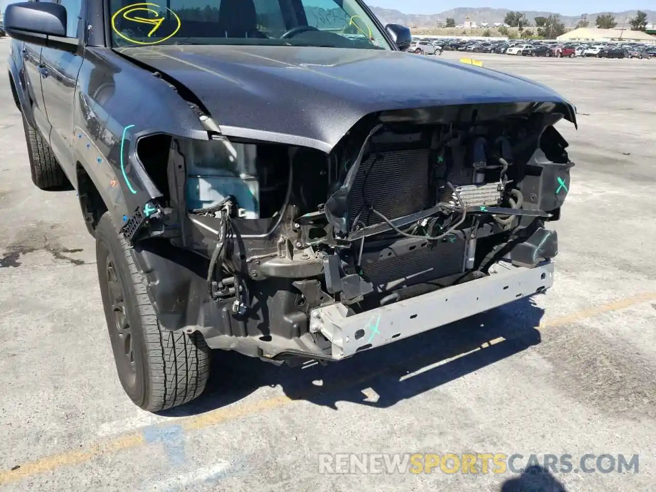 9 Photograph of a damaged car 3TMAZ5CN5LM123602 TOYOTA TACOMA 2020