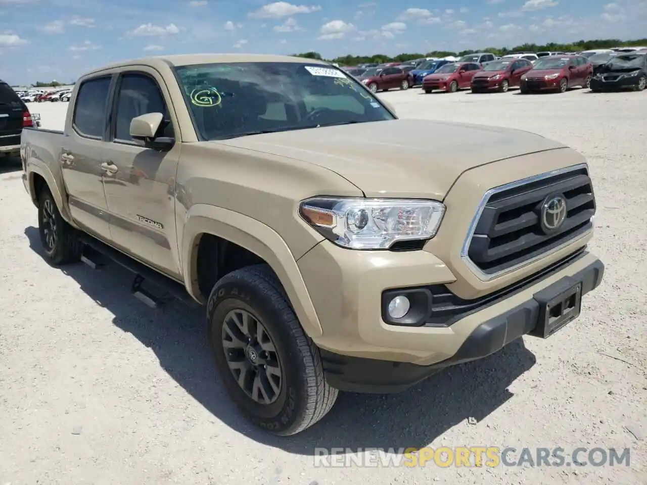 1 Photograph of a damaged car 3TMAZ5CN5LM123986 TOYOTA TACOMA 2020