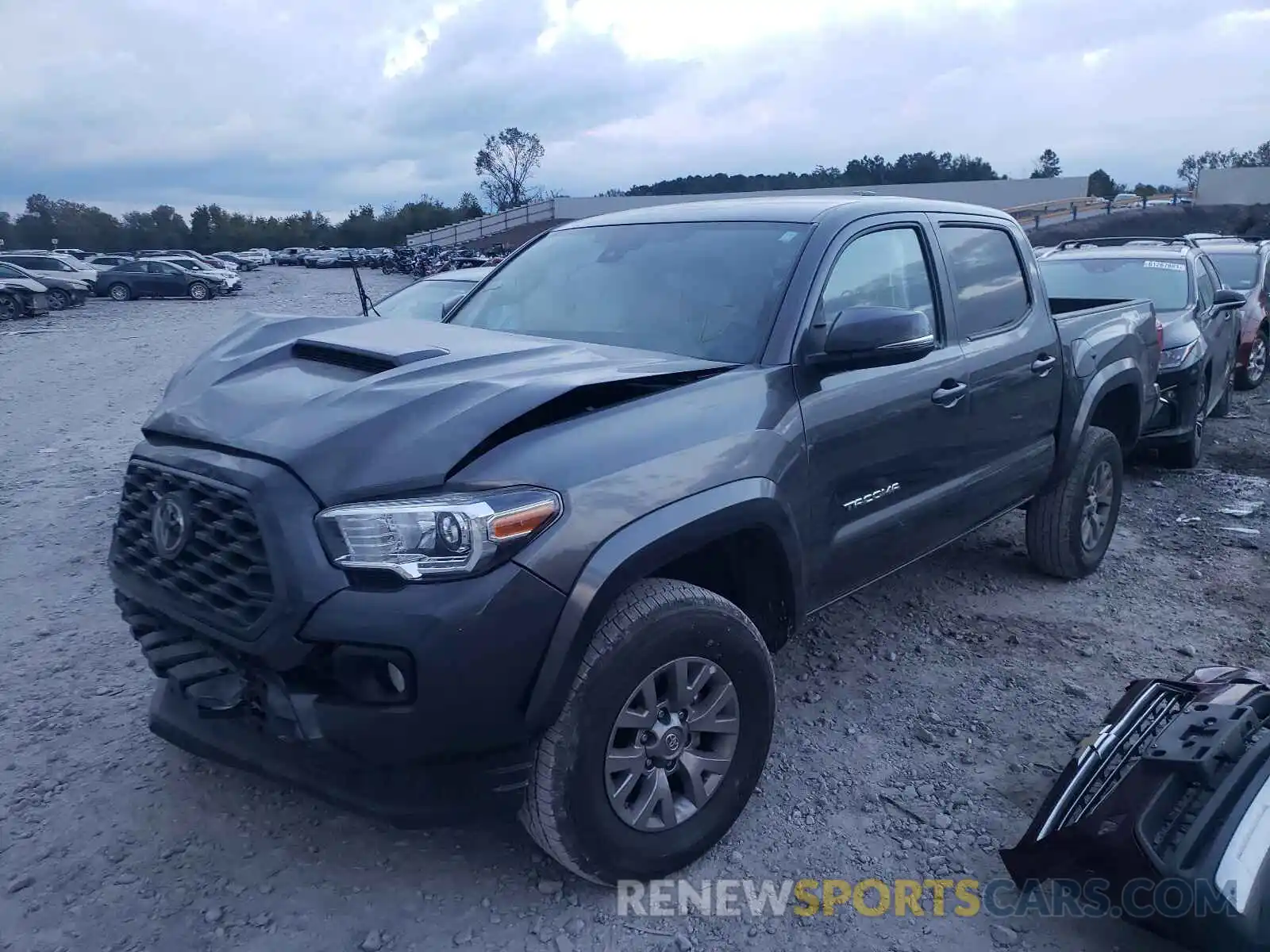 2 Photograph of a damaged car 3TMAZ5CN5LM126046 TOYOTA TACOMA 2020