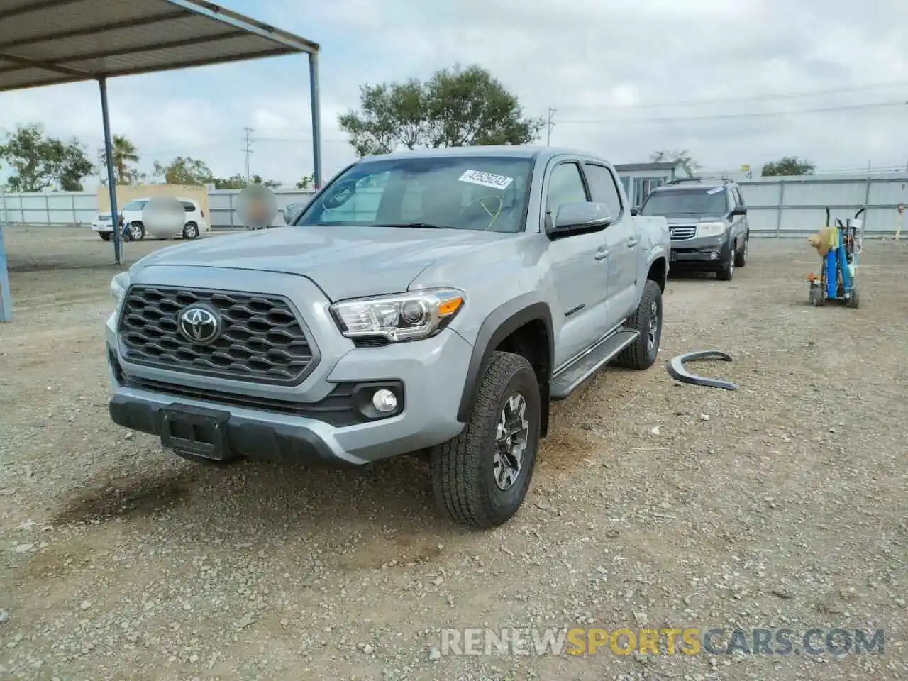 2 Photograph of a damaged car 3TMAZ5CN5LM128072 TOYOTA TACOMA 2020