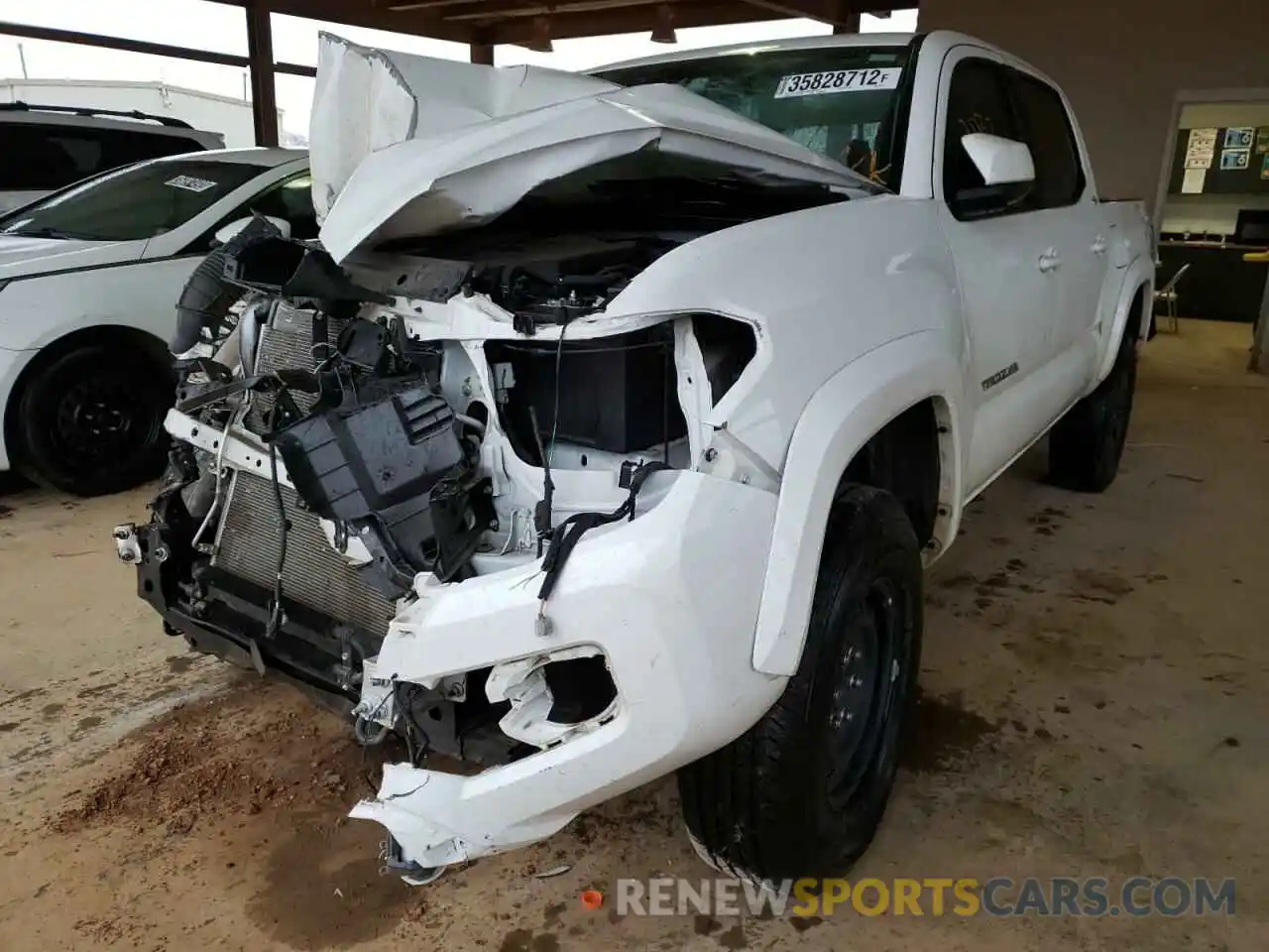 2 Photograph of a damaged car 3TMAZ5CN5LM132753 TOYOTA TACOMA 2020