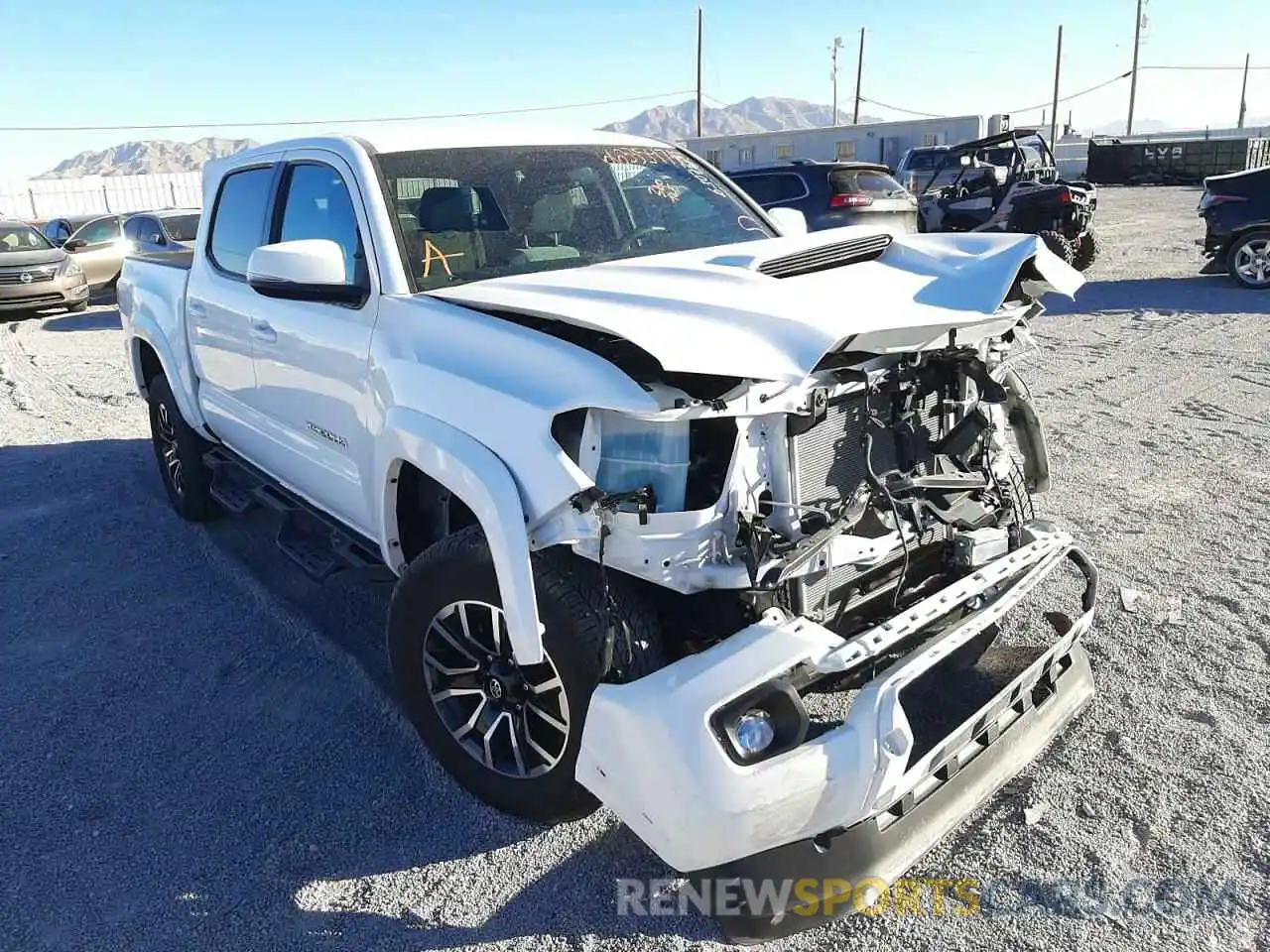 1 Photograph of a damaged car 3TMAZ5CN5LM137158 TOYOTA TACOMA 2020