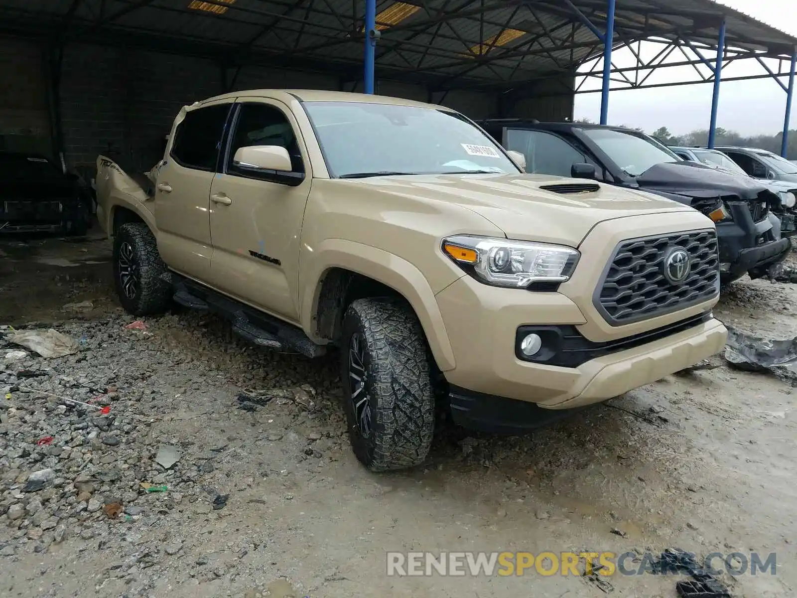 1 Photograph of a damaged car 3TMAZ5CN5LM137693 TOYOTA TACOMA 2020