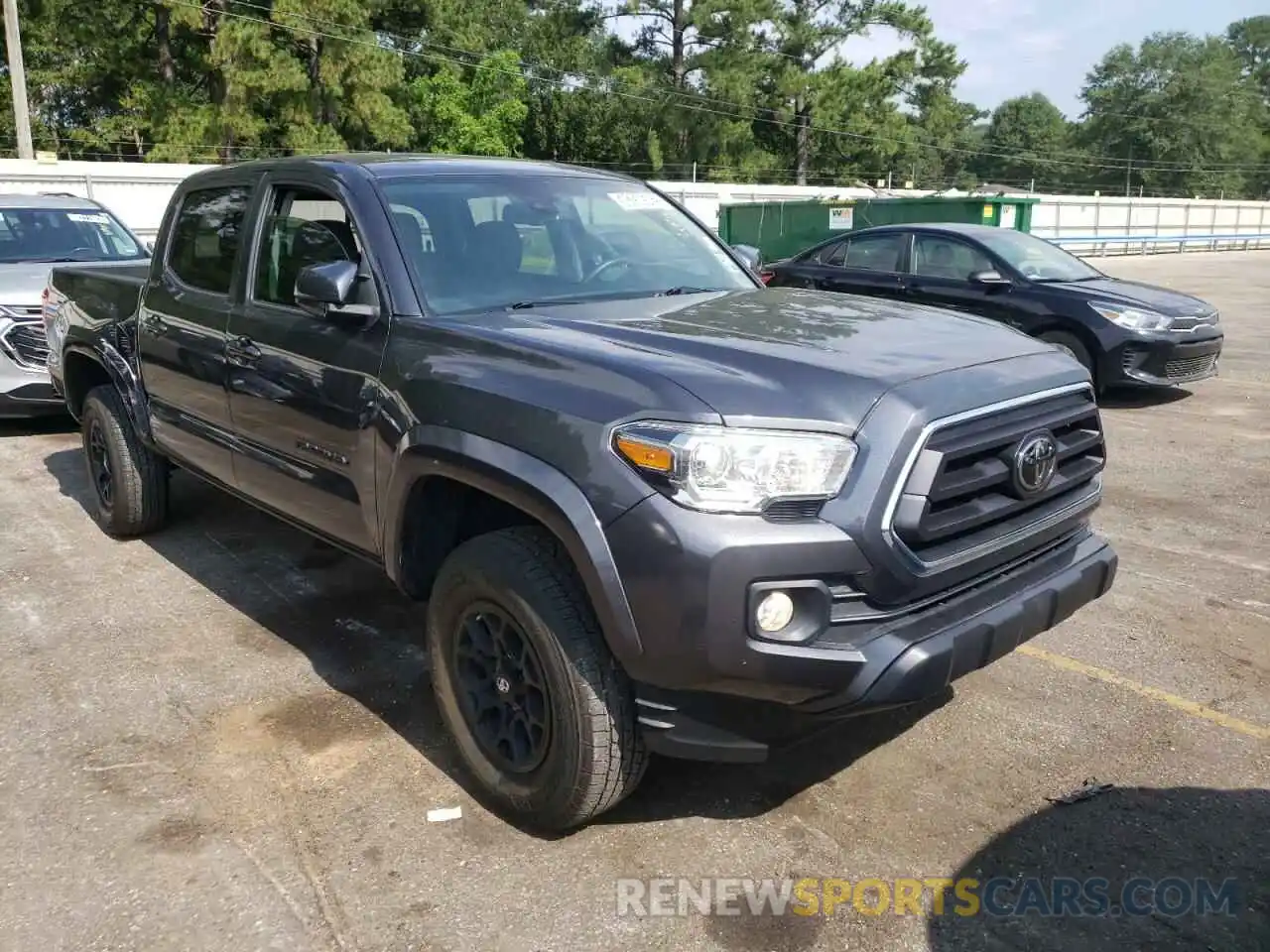 1 Photograph of a damaged car 3TMAZ5CN6LM116190 TOYOTA TACOMA 2020