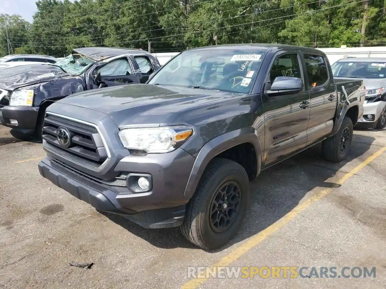 2 Photograph of a damaged car 3TMAZ5CN6LM116190 TOYOTA TACOMA 2020