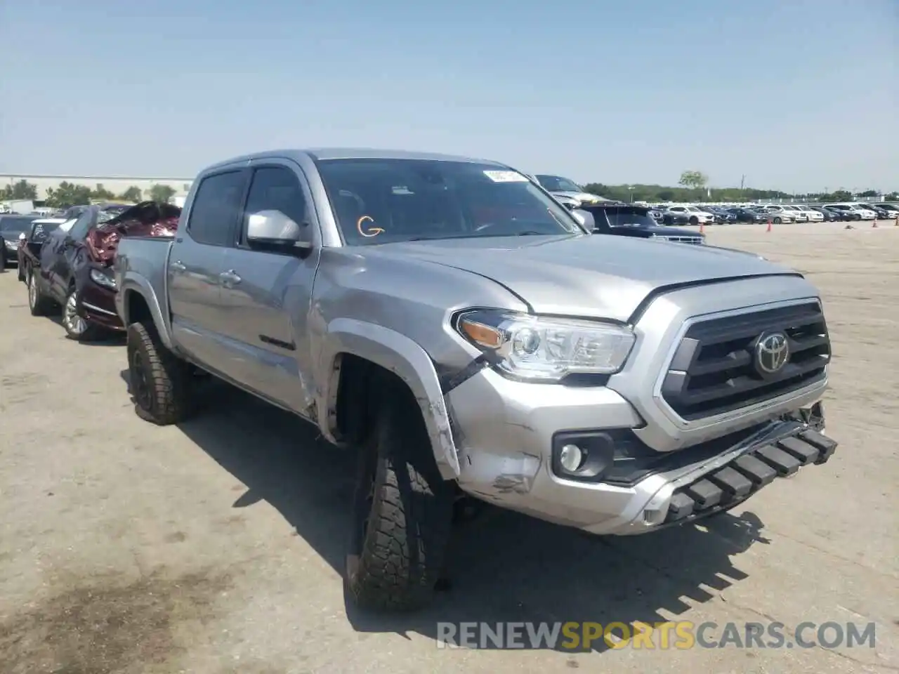 1 Photograph of a damaged car 3TMAZ5CN6LM118196 TOYOTA TACOMA 2020