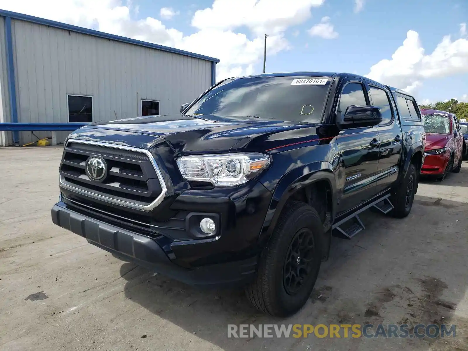 2 Photograph of a damaged car 3TMAZ5CN6LM121003 TOYOTA TACOMA 2020