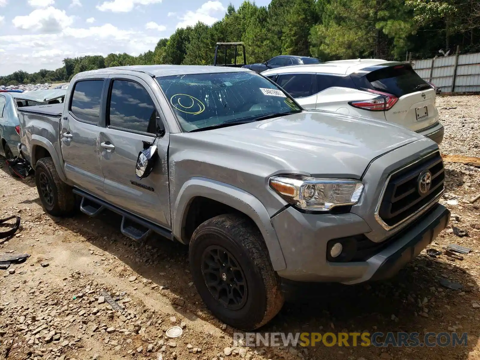 1 Photograph of a damaged car 3TMAZ5CN6LM123625 TOYOTA TACOMA 2020