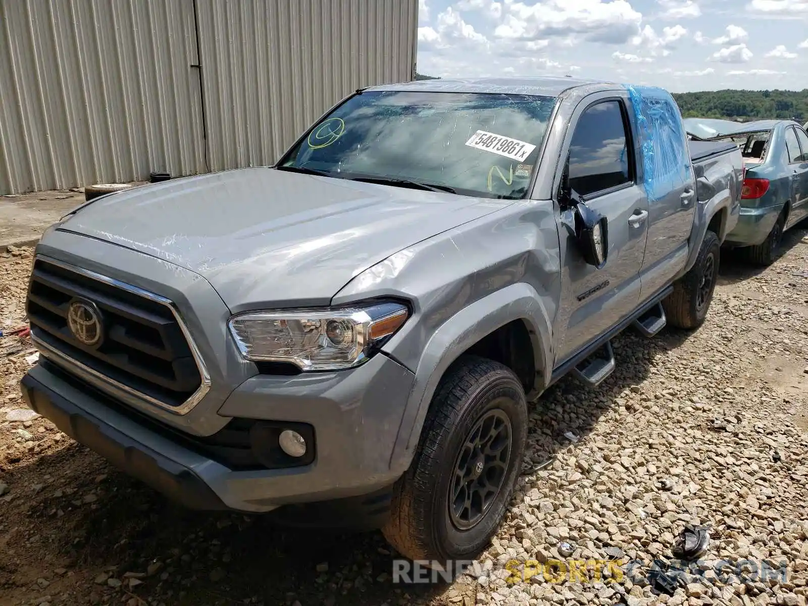 2 Photograph of a damaged car 3TMAZ5CN6LM123625 TOYOTA TACOMA 2020