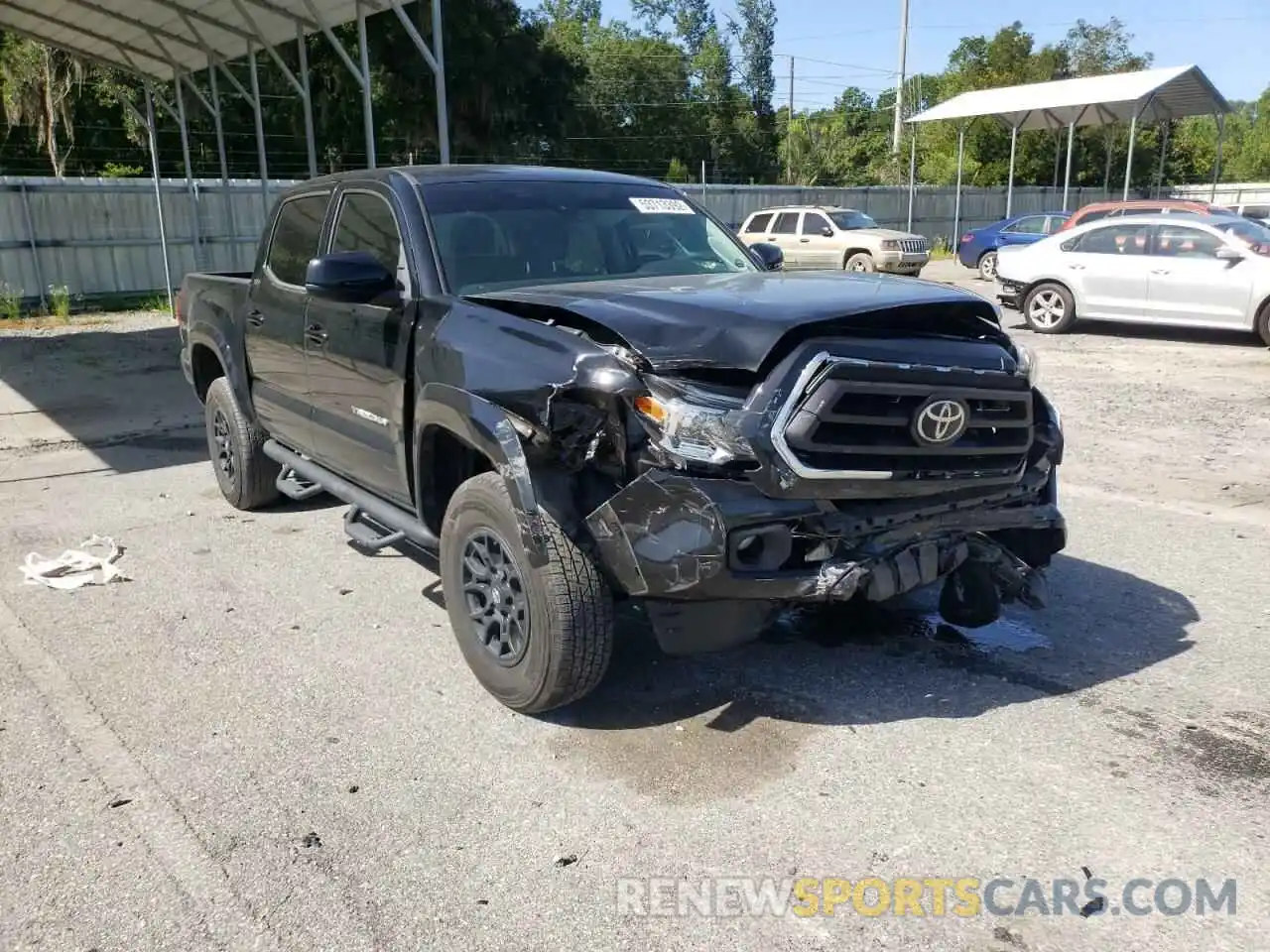 1 Photograph of a damaged car 3TMAZ5CN6LM124273 TOYOTA TACOMA 2020