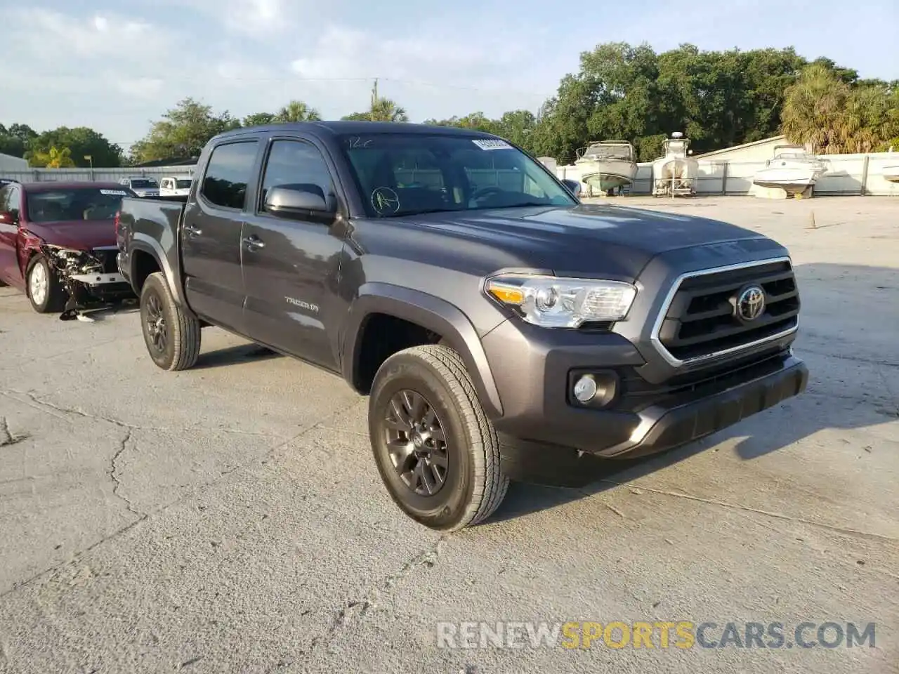 1 Photograph of a damaged car 3TMAZ5CN6LM127691 TOYOTA TACOMA 2020