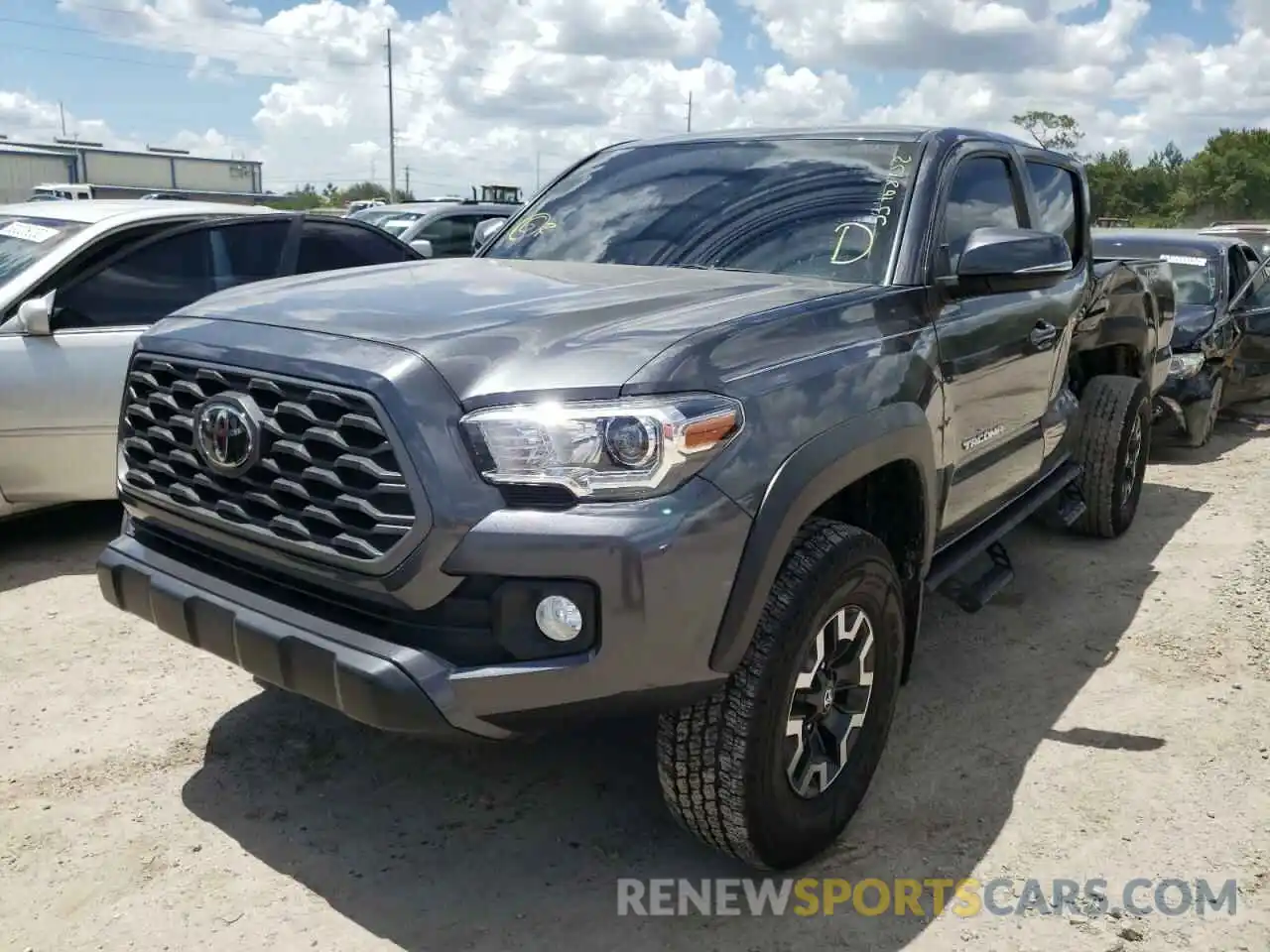 2 Photograph of a damaged car 3TMAZ5CN6LM129070 TOYOTA TACOMA 2020