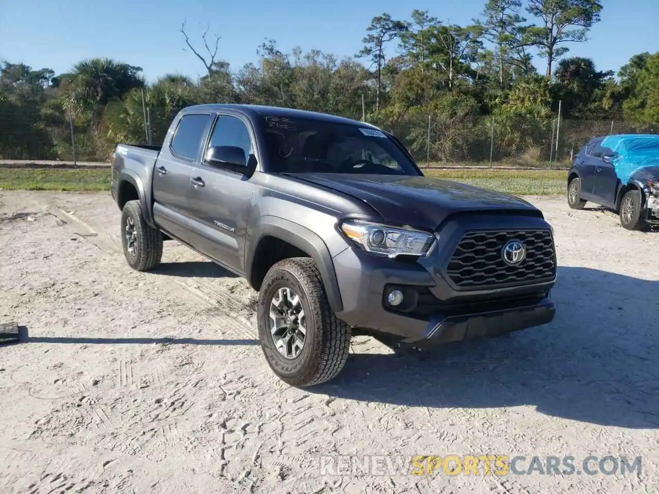 1 Photograph of a damaged car 3TMAZ5CN6LM129523 TOYOTA TACOMA 2020