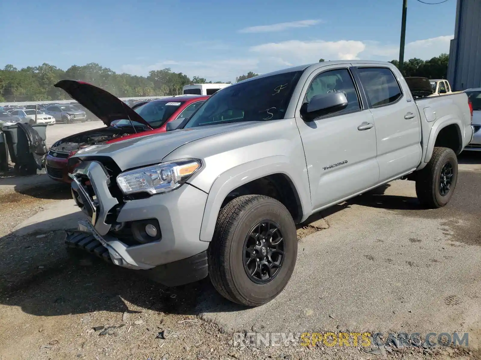 2 Photograph of a damaged car 3TMAZ5CN6LM129618 TOYOTA TACOMA 2020