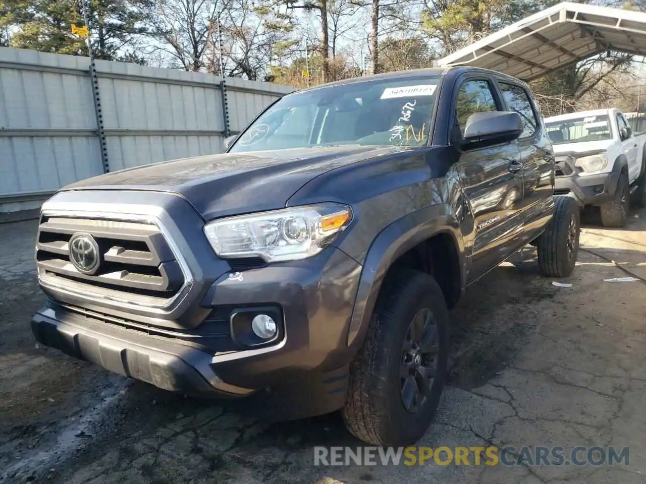 2 Photograph of a damaged car 3TMAZ5CN6LM133653 TOYOTA TACOMA 2020