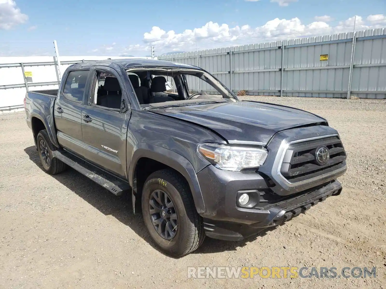 1 Photograph of a damaged car 3TMAZ5CN6LM138979 TOYOTA TACOMA 2020