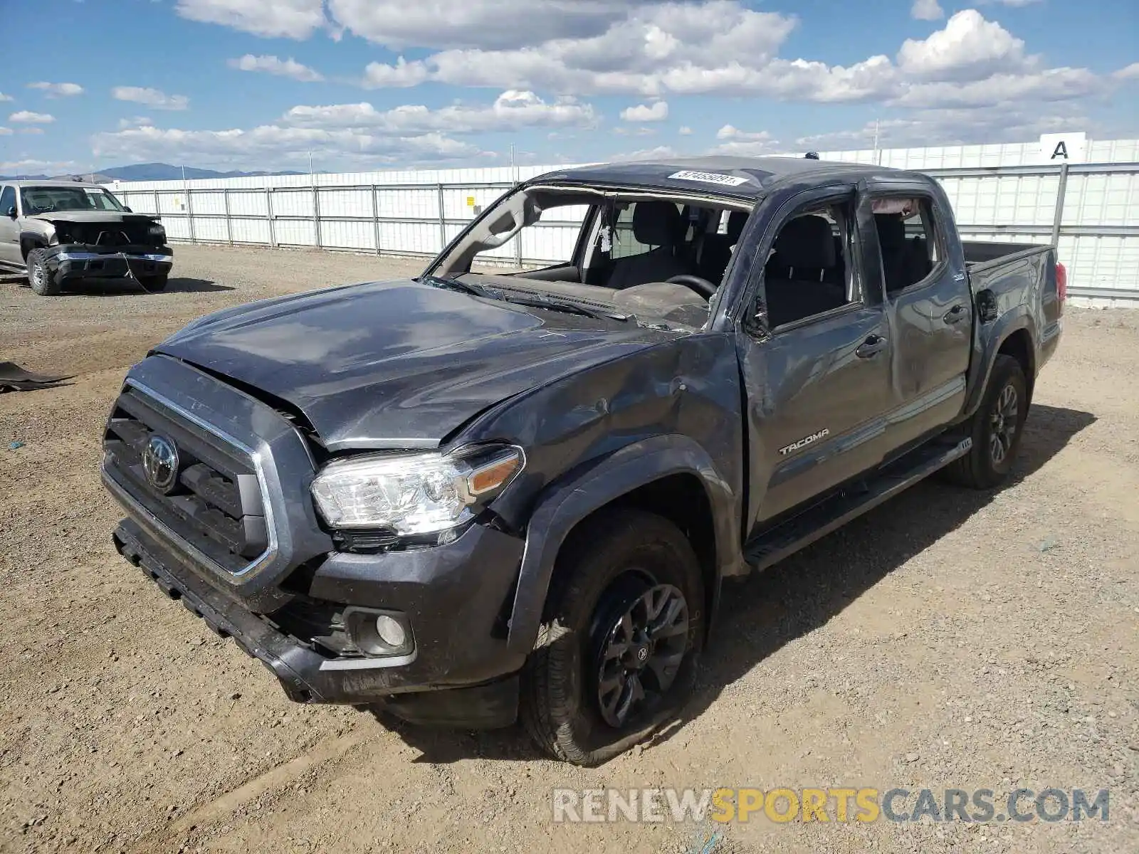 2 Photograph of a damaged car 3TMAZ5CN6LM138979 TOYOTA TACOMA 2020