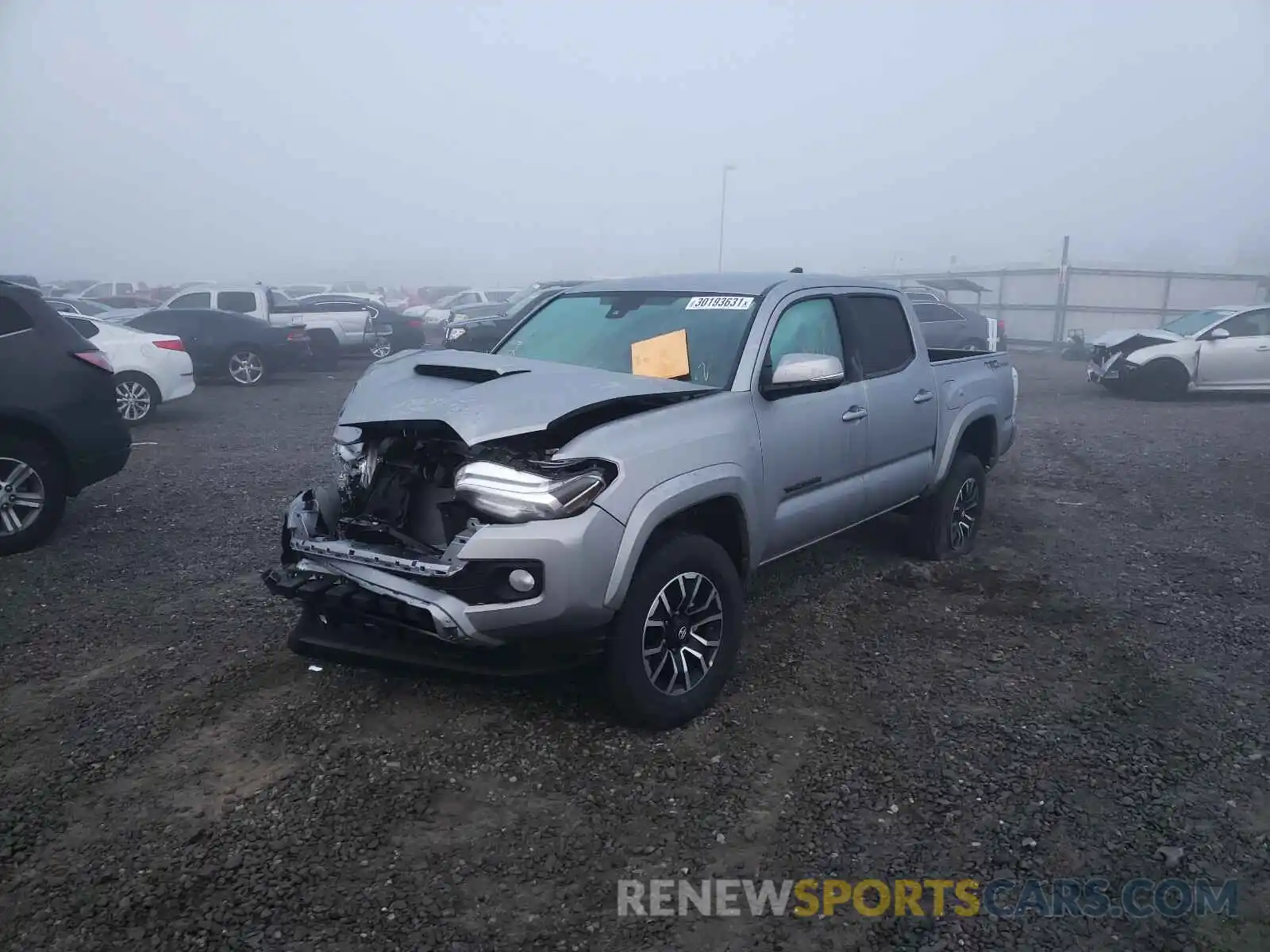 2 Photograph of a damaged car 3TMAZ5CN6LM139856 TOYOTA TACOMA 2020