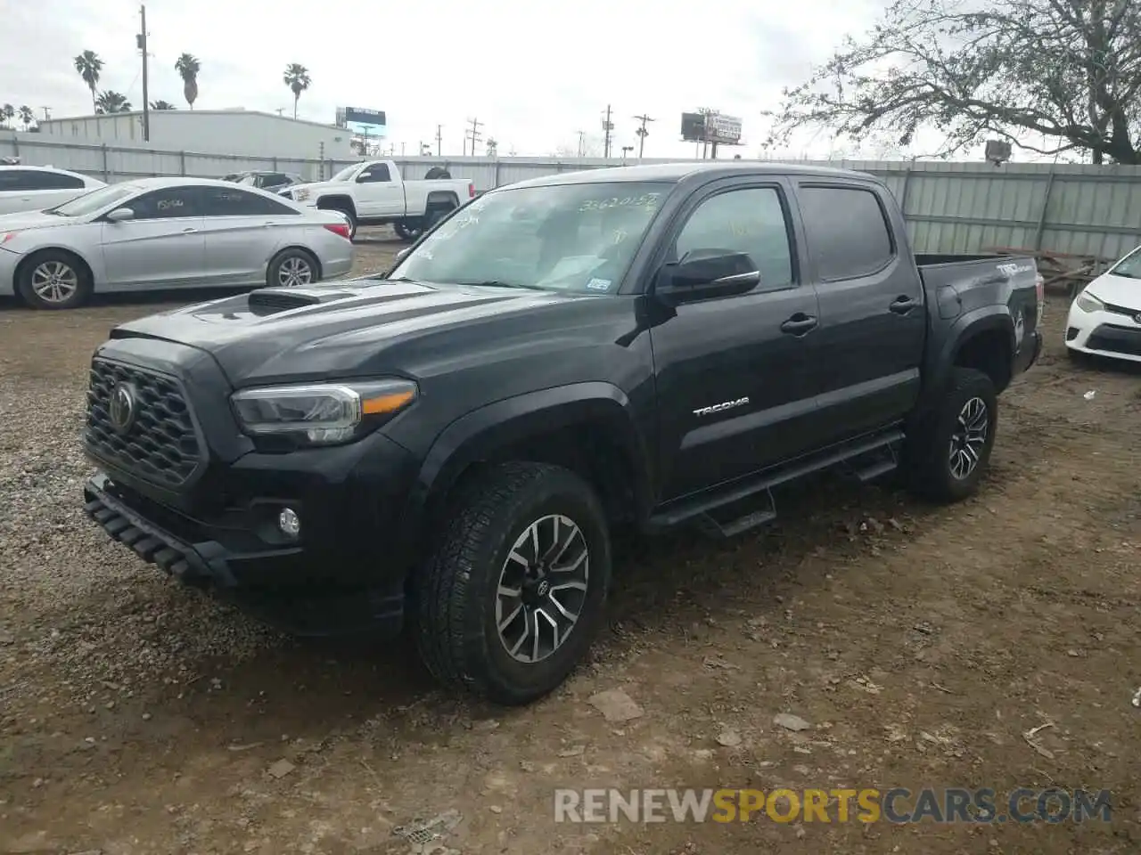 2 Photograph of a damaged car 3TMAZ5CN7LM123388 TOYOTA TACOMA 2020