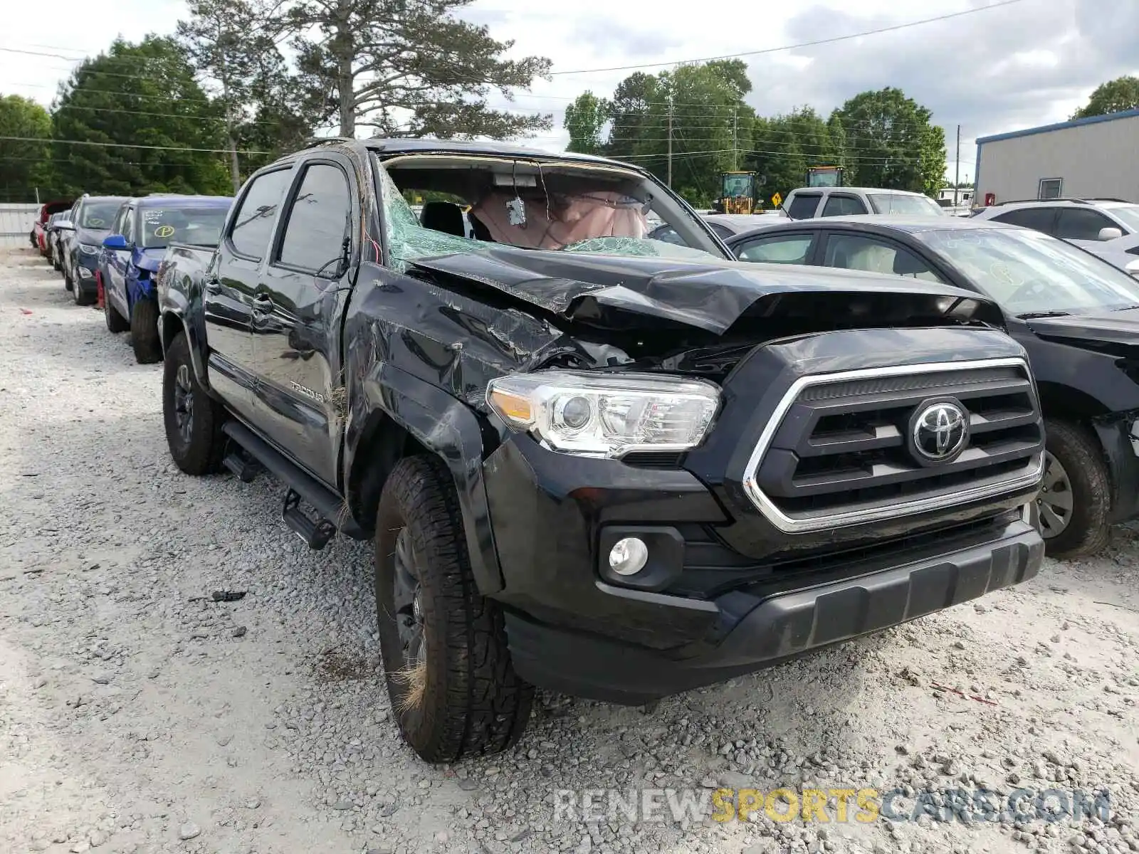 1 Photograph of a damaged car 3TMAZ5CN7LM123486 TOYOTA TACOMA 2020